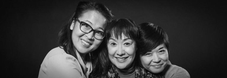 Suzy Nakamura, June Angela, and Keiko Agena in 'Sisters Matsumoto' by Philip Kan Gotanda.